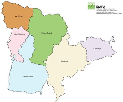 Alt Pirineu i Aran - Mapa