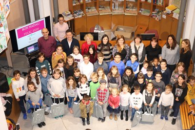 Premiats del Concurs Escolar de Nadales de l'Alt Urgell (Foto: CCAU)