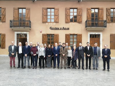 Reunió de la comissió bilateral Govern-Conselh Generau (Foto: CGA)
