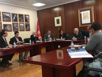 Reunió entre el Conselh Generau d'Aran i la Sots-prefectura de Sent Gaudenç (Foto: CGA)