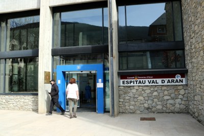 Entrada de l'Espitau Val d'Aran (Foto: ACN)