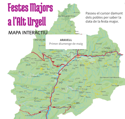 Mapa interactiu de les festes majors de l'Alt Urgell