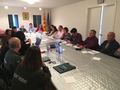 Consell d'Alcaldes de l'Alt Urgell, al Pont de Bar