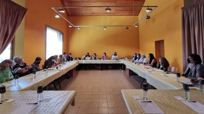 Reunió del Consell d'Alcaldes de l'Alt Urgell, a l'Ajuntament de Ribera d'Urgellet