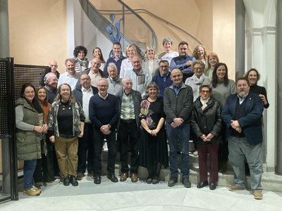 Reconeixement del Consell Comarcal de l'Alt Urgell a Isidre Domenjó amb motiu de la seva jubilació
