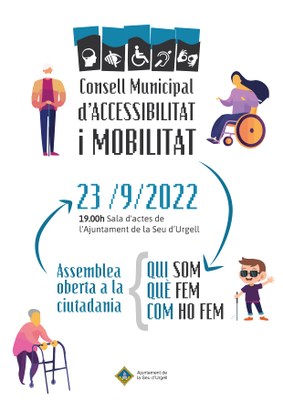 Assemblea oberta del Consell Municipal d'Accessibilitat i Mobilitat de la Seu