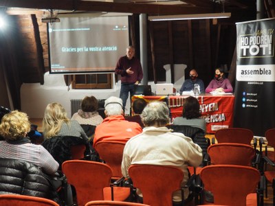 Acte conjunt de l'ANC, el CxR i Debat Constituent a la Seu d'Urgell (26.11.21)