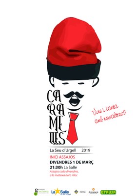 Cartell de l'inici dels assajos