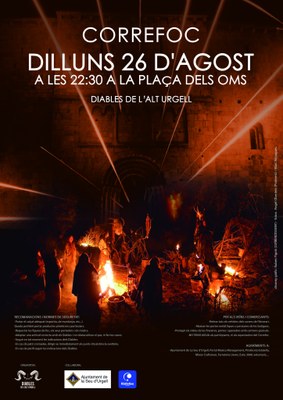 Cartell del Correfoc 2019 de la Festa Major de la Seu
