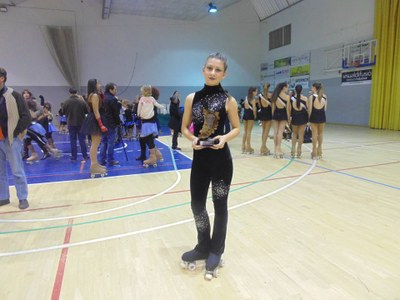 Alba Garcia, a la Festa del Patinatge
