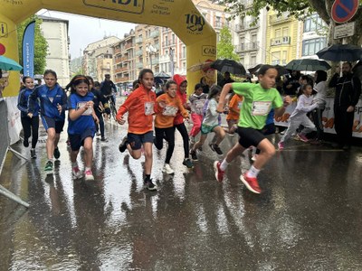 Una de les diverses sortides del Cros de Primavera 2025 de la Seu d'Urgell