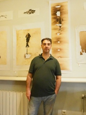 Francisco Puente inaugura l'exposició 'Alejandría, paisajes de la memoria'