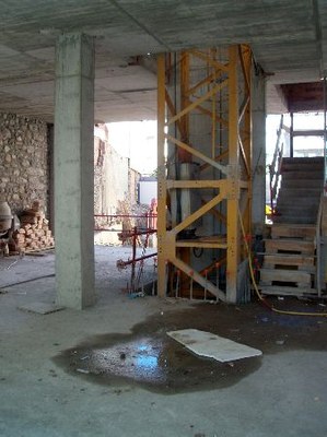 Imatge de l'obra del carrer Sant Ermengol
