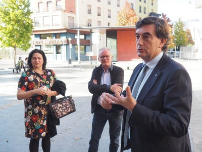 Miquel Àngel Cullerés, en una visita a la Seu