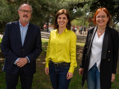 Pepe Vidal, Marta Vilalta i Montse Bergés (Foto: ERC)