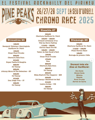 Programa de la Pine Peaks 2025