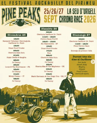 Programa d'actes del Pine Peaks 2026
