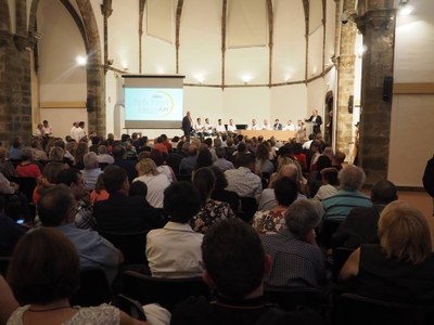 Ple a la Sala de Sant Domènec pel Concurs Millor Pa de Pagès Català