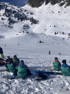 Disputa de la prova del Freeride World Tour Junior d'Ordino Arcalís (Foto: @jicervera)