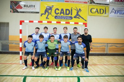 L'Atlètic Club La Seu masculí, en el seu primer partit oficial (Foto: Pere Pintat)