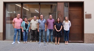 Nova Junta Directiva del Geoparc Orígens (Foto: Geoparc Orígens)