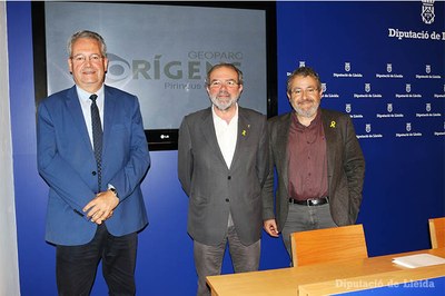 Presentació del nom comercial del Geoparc Tremp-Montsec (Foto: Diputació de Lleida) 