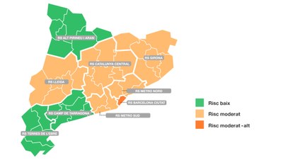 Mapa de regions sanitàries (Font: CatSalut)