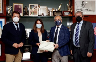 Reunió entre el Govern català i el COE (Foto: Generalitat de Catalunya)