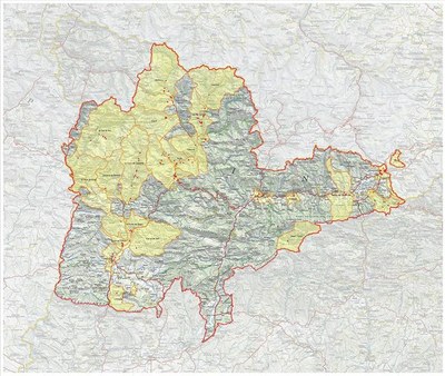 Municipis i sectors que el PDU analitzarà a la demarcació de l'Alt Pirineu 
