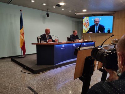 Compareixença de Joan Martínez Benazet (Foto: Govern d’Andorra)