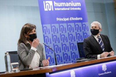 Presentació de l'Humanium International University (Foto: Govern d'Andorra)