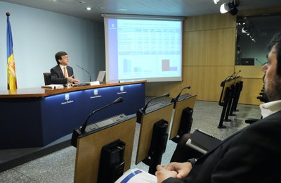 Roda de premsa del Govern d'Andorra