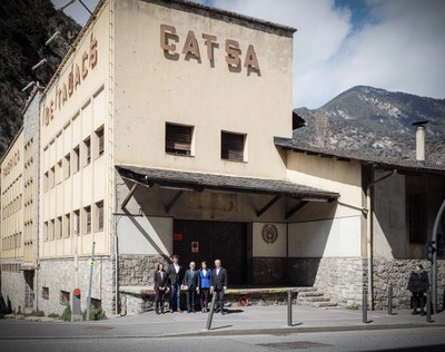 Acte de signatura de la compra de la fàbrica de CATSA (Foto: Govern d'Andorra)