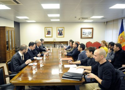 Reunió entre el Govern andorrà i els sindicats sobre la reforma de la funció pública (Foto: Govern d'Andorra)