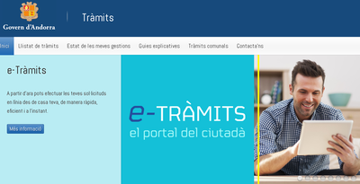 Portal e-tràmits d'Andorra