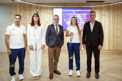 Recepció de Naiara Liñán per part del Govern d'Andorra (Foto: Govern d'Andorra)