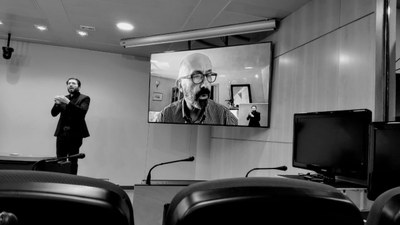 Roda de premsa del ministre Joan Martínez Benazet (Foto: Govern d'Andorra)