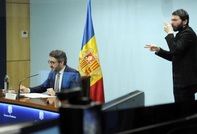 Roda de premsa (Foto: Govern d'Andorra)