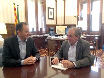 Albert Alins i Joan Reñé (Foto: Diputació de Lleida)