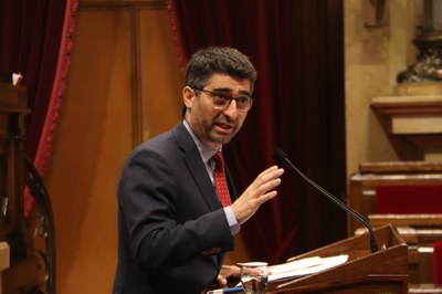 Compareixença de Jordi Puigneró al Parlament (Foto: ACN)