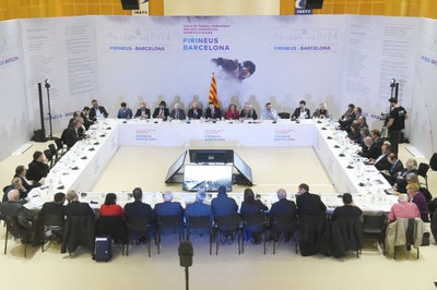 Reunió de la Taula Permanent de la candidatura de Jocs d'Hivern Pirineus-Barcelona (Foto: SGE)