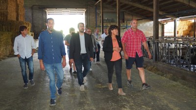 Teresa Jordà visita les instal·lacions de l'Escola Agrària del Pirineu, a Bellestar