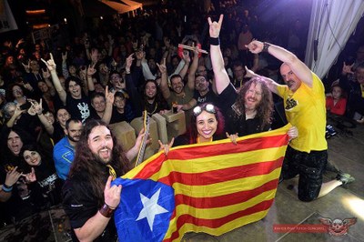 El grup A Sound of Thunder, dissabte passat a les Borges Blanques (Foto: ASOT)