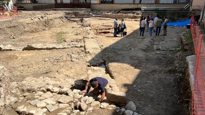 Excavació al jaciment de Les Monges de la Seu d'Urgell (Foto: ACN/Albert Lijarcio)