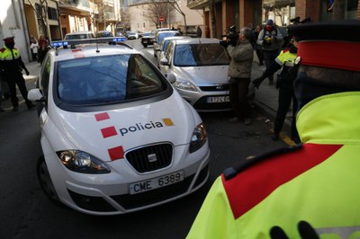 Entrada de Fernando Blanco als Jutjats de la Seu (Foto: ACN)