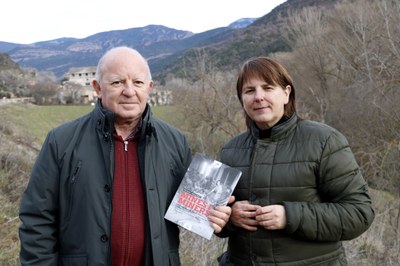 Eva Perisé i Miquel Bailac, autors del llibre 'Mines i miners' (Fotos: ACN/Marta Lluvich)