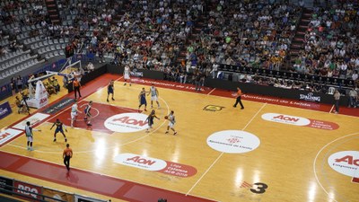 Partit de la Lliga Catalana 2018 entre el MoraBanc Andorra i el Joventut, a Lleida (Foto: M.A. Chazo / FCBQ)