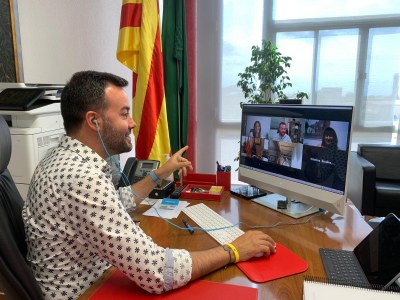 El president de l'ACM en la reunió virtual (Foto: ACM)