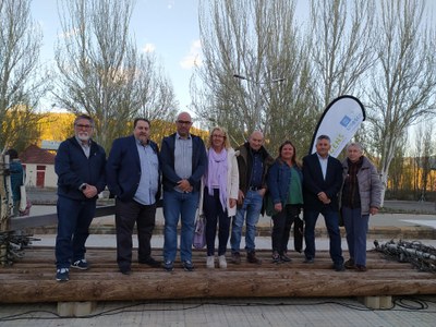 Representants del Geoparc Orígens (Foto: Geoparc Orígens)
