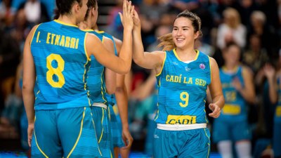 El Cadí La Seu, en el seu debut a l'EuroCup a la pista del Basket Landes (Foto: FIBA Europe)